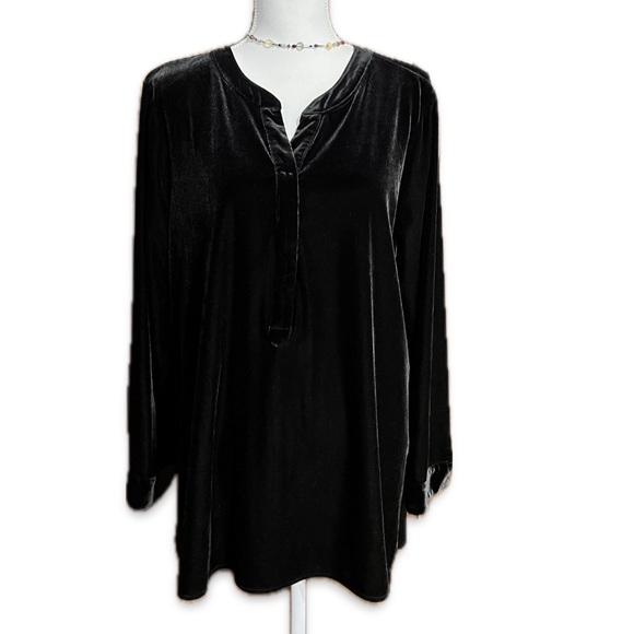 Velvet black buttons Cato size 18- 20W - Picture 5 of 15